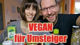 VEGAN 🍎 Vegan werden für Umsteiger 🍎 Unsere Tipps amp Tricks [upl. by Noterb]