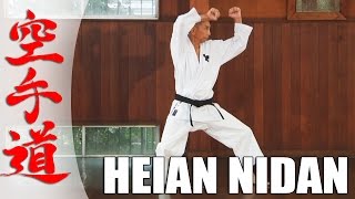 Heian Nidan  KARATE KATA [upl. by Teeniv]