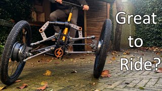 Making of a Reverse Tilting Cargo Trike with Adjustable Geometry 5  Full Build [upl. by Gies]