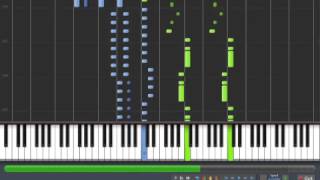 Beethoven  Piano Sonata 23  Appassionata  3rd Movement Synthesia Piano Tutorial [upl. by Nylek317]