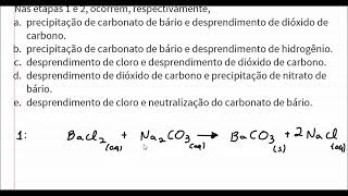 Reações na química inorgânica [upl. by Ilatfen]