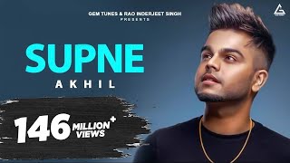 Mere Supne Ch Gede Laave  Akhil  Tanvi Nagi  Punjabi Song [upl. by Salina]