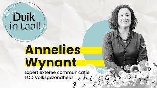 Een taaltalent als communicatieexpert het verhaal van Duik in taal ambassadeur Annelies Wynant [upl. by Odoric]