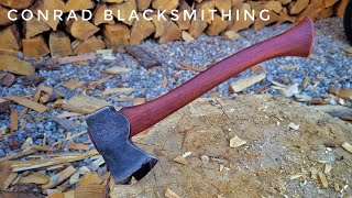 Axe Hanging Tips  Conrad Blacksmithing [upl. by Foley]