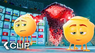 Escaping Through Dropbox Scene  The Emoji Movie 2017 [upl. by Aerdnna]