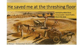 Christ the plague and the threshing floor  1 Chronicles 2118 Bible Study  Powerful [upl. by Sible946]