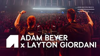 Adam Beyer x Layton Giordani  Awakenings x Drumcode ADE 2023 [upl. by Nawtna]