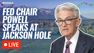 🔴WATCH LIVE FED Chair Jerome Powell Economic Outlook Speech Jackson Hole 2024 [upl. by Vlada947]