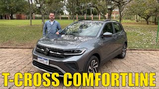 Volkswagen TCross Comfortline 2025  Versão mais completa com o motor 200 TSI [upl. by Eninnaj]