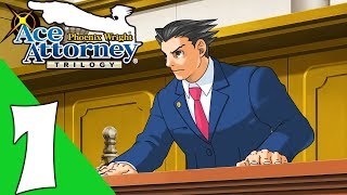 Phoenix Wright Ace Attorney Trilogy Walkthrough Gameplay Part 1  No Commentary PC Remastered [upl. by Jerrol928]