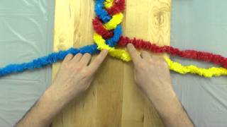 How to Braid 3 Strands [upl. by Enytnoel]