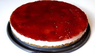 TARTA DE QUESO PHILADELPHIA SIN HORNO CHEESECAKE  Receta 21 [upl. by Kiley]