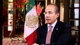 Once Noticias  Entrevista exclusiva con el presidente Felipe Calderón Hinojosa [upl. by Sioux]