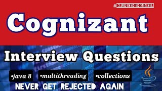 Cognizant Interview questions  Java 8  multithreading  collections [upl. by Morley]