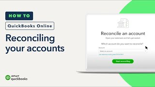 How to reconcile your accounts in QuickBooks Online [upl. by Welch]