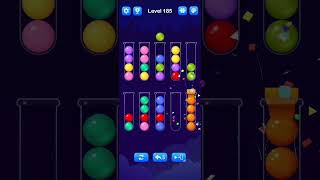 Ball Sort Level 186 Walkthrough Solution AndroidiOS [upl. by Ardnod]