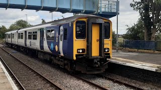 Brigg Wednesdays Episode 11  Northern Cleethorpes Sheffield train 150203 Lincs July 2024 🇬🇧🚄 [upl. by Almena]