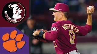 Clemson vs Florida State Baseball Highlights  College Baseball Highlights 2023 [upl. by Stoffel]