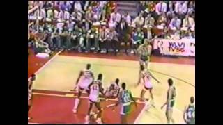 Larry Bird makes Dominique Wilkins fall down [upl. by Areem]