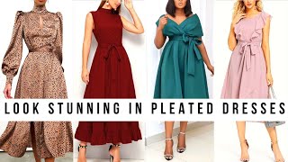 Respectful and modest pleated dresses for any occasion [upl. by Yong]