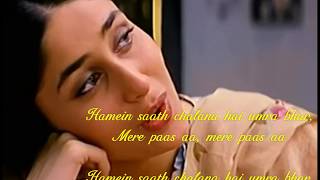 Mere Humsafar Lyrical Full Song HD With Lyrics  Refugee  YouTube [upl. by Duyne]