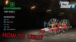 Pöttinger TOP 1403 C Farming Simulator 22 [upl. by Menard]