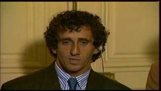 Interviews  Alain Prost Jean Alesi and Olivier Grouillard in french  en français [upl. by Ettedranreb]