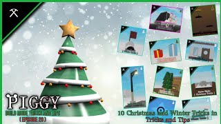 10 Christmas and Winter in  Piggy Build mode Tricks and Tips   Episode 20 [upl. by Ahseym]