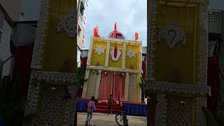 ganesh mandapam decoration uppal ganesh ganesh chaturthi 2024 ganesh videos Hyderabad shorts [upl. by Dory]