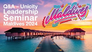 QampA  Unicity Leadership Seminar Maldives 2024 [upl. by Endys]