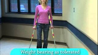 How to use canes crutches and walkers after surgery [upl. by Alrahs]