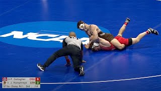 157lbs Josh Humphries Lehigh vs Paddy Gallagher Ohio State [upl. by Onairda882]