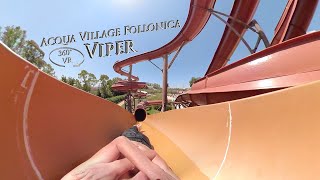 Acqua Village Follonica Viper Slide 7 360° VR POV Onride [upl. by Aicatan]