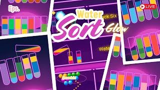 Water Sort Glow live • Play 10000 Levels  Gameplay Challenge Level 822  875 [upl. by Acisse]