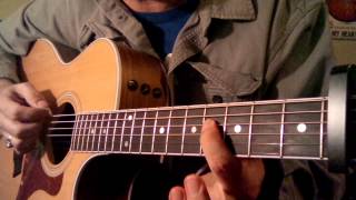 How to play Sweet Caroline Neil Diamond for 1 guitar [upl. by Spencer444]