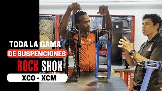 ANALISIS de las GAMAS de suspensiones horquillas Rockshox para XC XCO Y XCM [upl. by Kramnhoj]