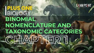 Plus One Biology Chapter 1  The Living World  Part 3 Binomial Nomenclature amp Taxonomic Categories [upl. by Dragoon92]