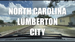 DRIVING TOUR NORTH CAROLINA MOST DANGEROUS HOOD  LUMBERTON CITY RATED 1 IN NC [upl. by Elehcin]