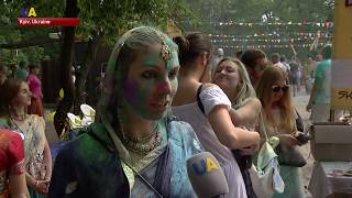 Ukrainians Celebrated Indian Festival of Holi [upl. by Pravit]