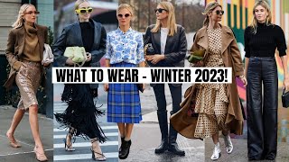 10 Winter Fashion Trends to Wear NOW [upl. by Velasco]