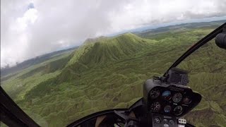 Flying from Port Vila to Ulei on Ambrym and on to Marum Summit [upl. by Ahsikcin]