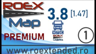 ETS2 v 174 BASE MAP  ROEX Maps [upl. by Meriel320]