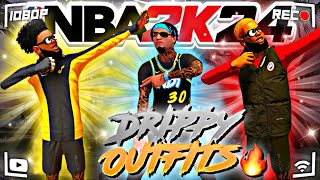 BEST DRIPPY OUTFITS IN NBA 2K24 PART 2🔥 [upl. by Ylrae331]