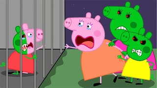 Zombie Apocalypse Zombies Appear At The Maternity Hospital🧟‍♀️  Peppa Pig PJ Mask Funny Animation [upl. by Lourie]