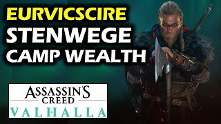 Eurvicscire Stenwege Camp Wealth Locations  GearArmor Chests  Assassins Creed Valhalla [upl. by Hallimaj589]