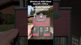 Build a REALISTIC Old West Miniature Town from Scratch  Scale Model Making diorama diy handmade [upl. by Leonardi540]