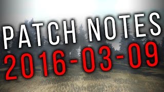 Infestation New Z  Patch Notes  20160309 [upl. by Nolyat]