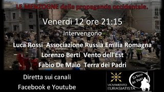 Guerra in Ucraina i missili di Kiev come i fatti di Bucha Le menzogne della propaganda occidentale [upl. by Paymar]