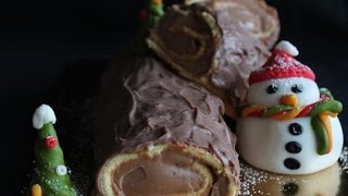 Tronchetto di Natale senza glutine con camy cream al cioccolato [upl. by Grannias]