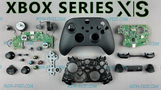 How to completely disassemble an Xbox Series X or Series S controller [upl. by Yasui537]